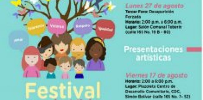 Sábado 25: Festival por la Vida y por la Paz en Usaquén