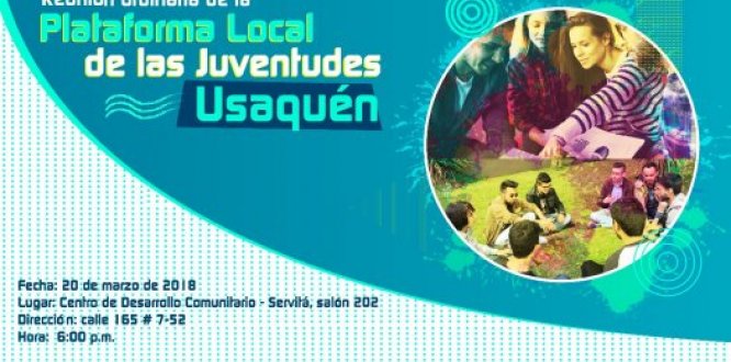 Reunión ordinaria de la plataforma local de las juventudes de Usaquén